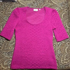 Anthropologie Deletta 3/4 sleeve top